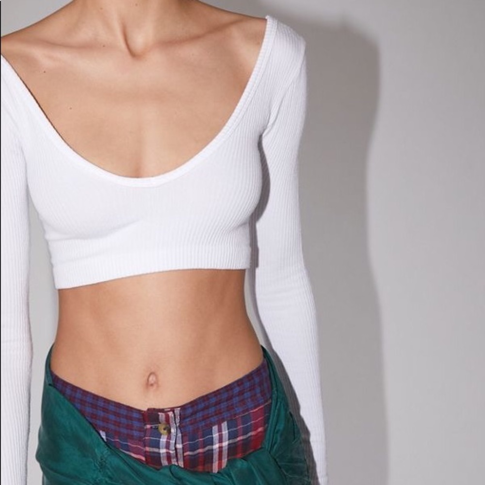 Urban Outfitters long sleeved crop top